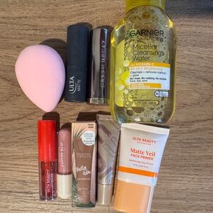 Assorted makeup products